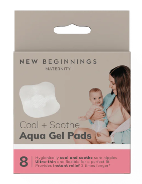 NEW BEGINNINGS - Aqua Gel Breast Pads (8 Pack)