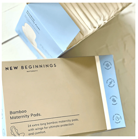 NEW BEGINNINGS - Bamboo Maternity Pads (24 Pack)